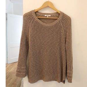 Madewell Oatmeal Bell Sleeves Sweater